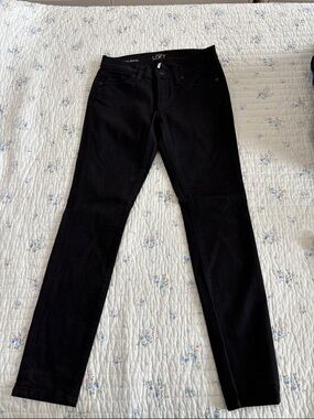 LOFT Modern Skinny Black Stretch Jeans size 2 petite